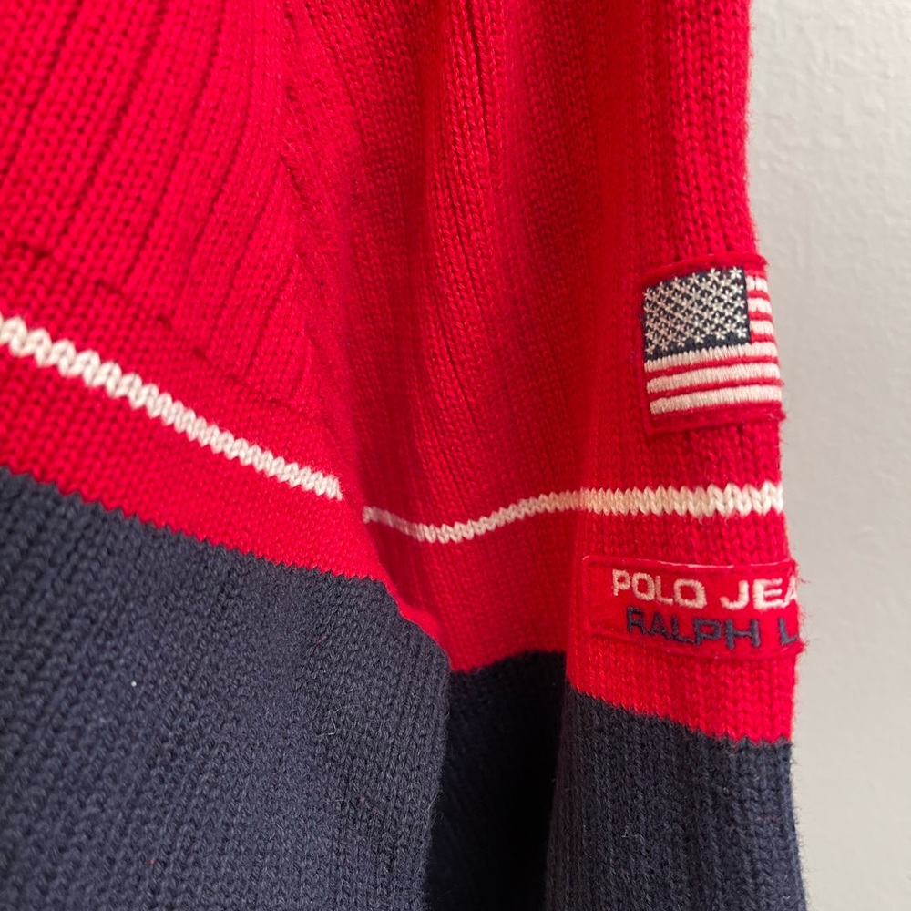 Mens XL Polo Jeans Co Ralph Lauren crew neck sweater 100% cotton. Australia.